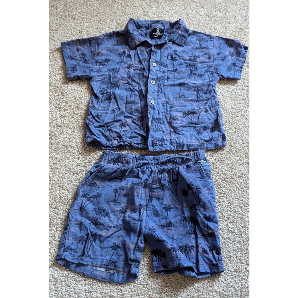 Volcom Boys Hawaiian Playsuit